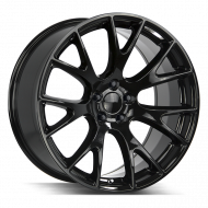 Strada OE Replica Hellcat Gloss Black 24x10 5x139.7 +25