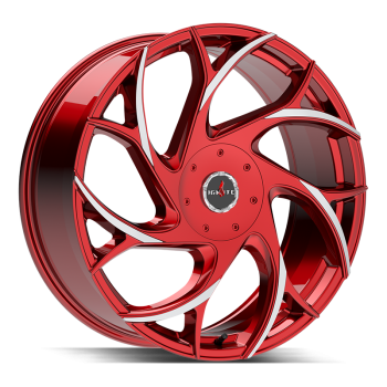 Ignite Inferno Candy Red Milled Tips 20x8.5 5x114.3/5x120 +35