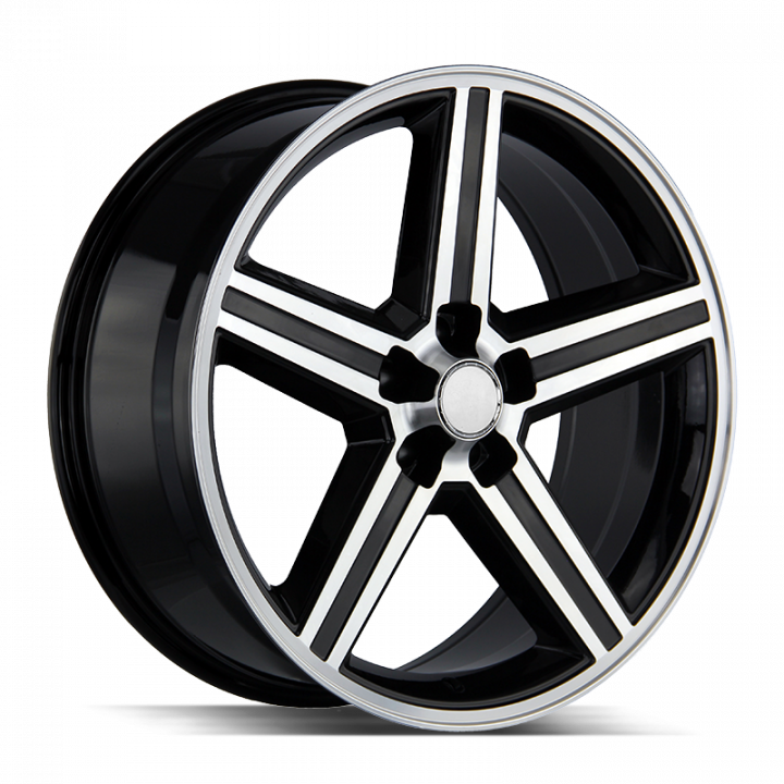 Strada OE Replica Iroc Gloss Black Machined 22x9 5x127 +10