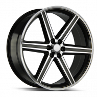 Strada OE Replica Iroc Gloss Black Machined 24x10 6x139.7 +13