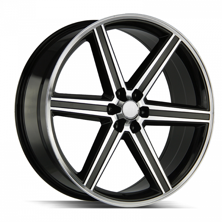 Strada OE Replica Iroc Gloss Black Machined 24x10 6x139.7 +13