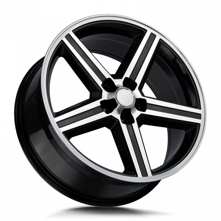 Strada OE Replica Iroc Gloss Black Machined 22x9 5x127 +10