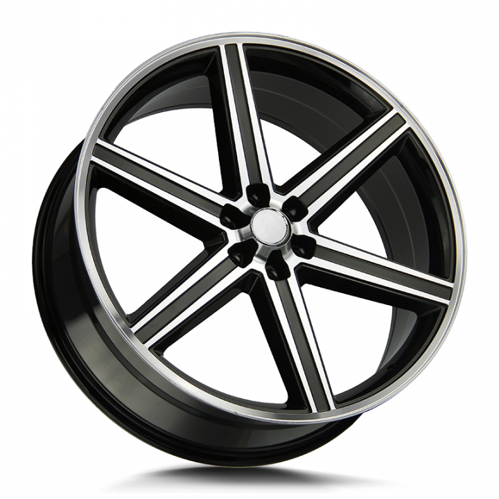 Strada OE Replica Iroc Gloss Black Machined 24x10 6x139.7 +13