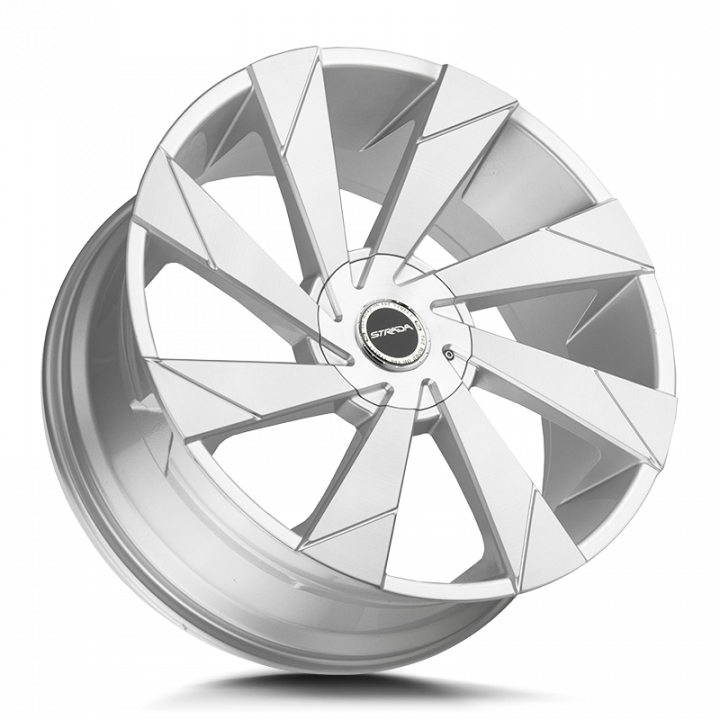 Strada Moto Brushed Face Silver 24x10 6x135/6x139.7 +30