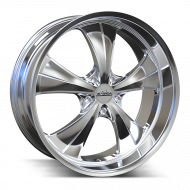 Strada Street Classics Old Skool Chrome 24x10 6x135 +24