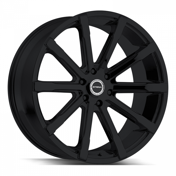 Strada Osso Gloss Black 24x10 6x139.7 +24