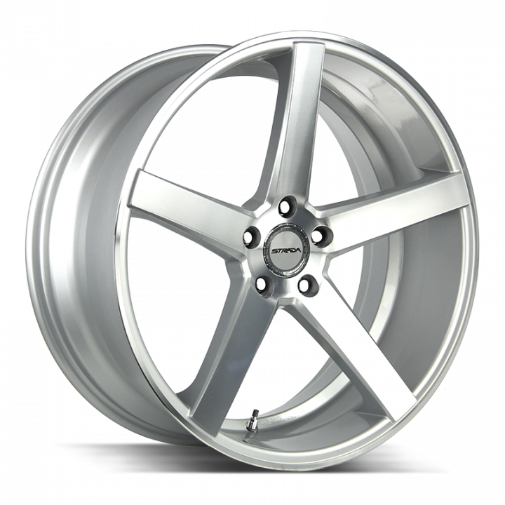 Strada Perfetto Silver Machined 24x10 5x139.7 +18