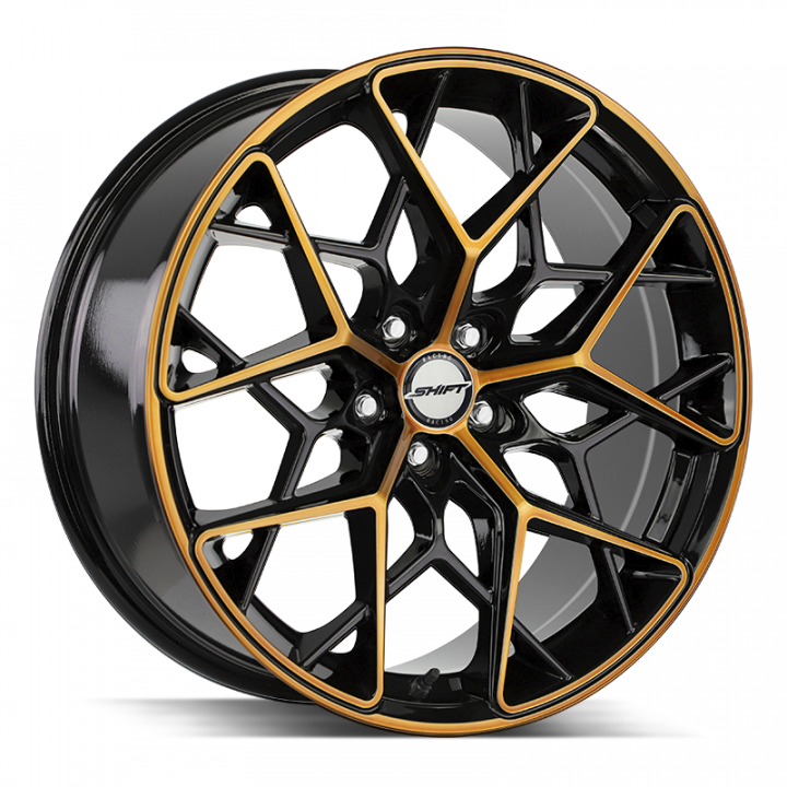 Shift Piston Black Machined Bronze 18x8.5 5x114.3 +35