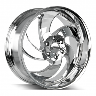 Strada Street Classics Retro 5 Chrome 22x10 5x127 +20