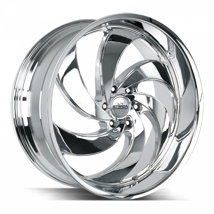 Strada Street Classics Retro 6 Chrome 24x10 6x135 +24