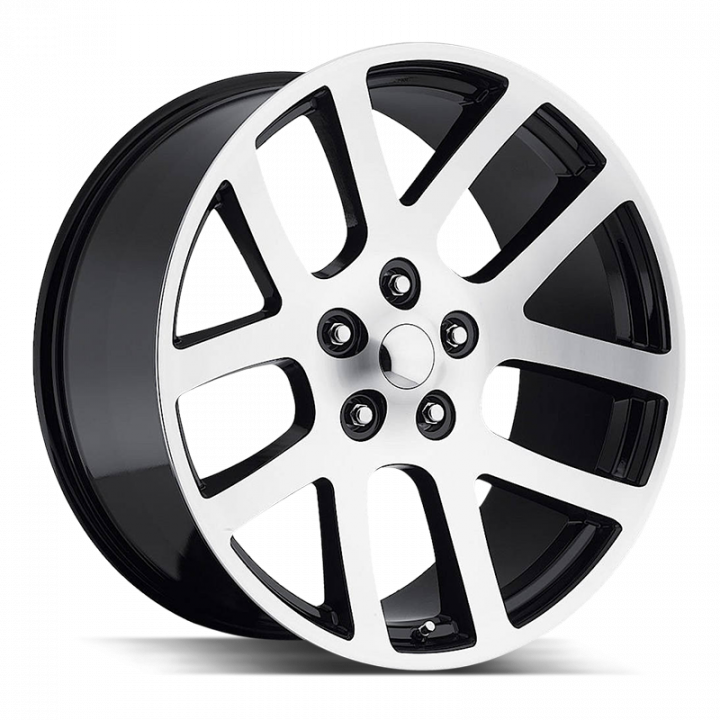 Strada OE Replica Srt10 Gloss Black Machined 24x10 5x139.7 +25