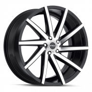 Strada Sega Gloss Black Machined 26x9.5 6x135 +24