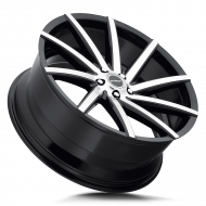 Strada Sega Gloss Black Machined 26x9.5 5x139.7 +18