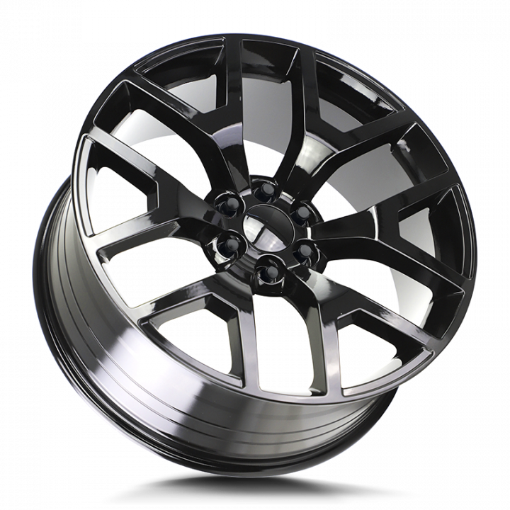 Strada OE Replica Gmc Sierra Gloss Black 24x10 6x139.7 +31