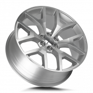 Strada OE Replica Gmc Sierra Silver Machined 24x10 6x139.7 +31