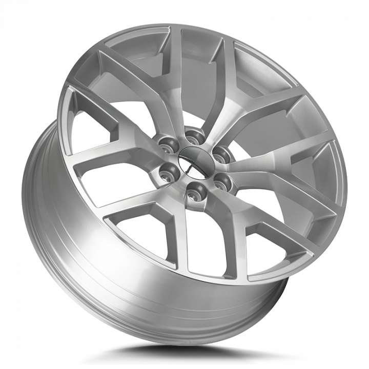 Strada OE Replica Gmc Sierra Silver Machined 24x10 6x139.7 +31