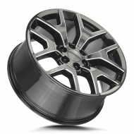 Strada OE Replica Gmc Sierra Gloss Black Milled 24x10 6x139.7 +31