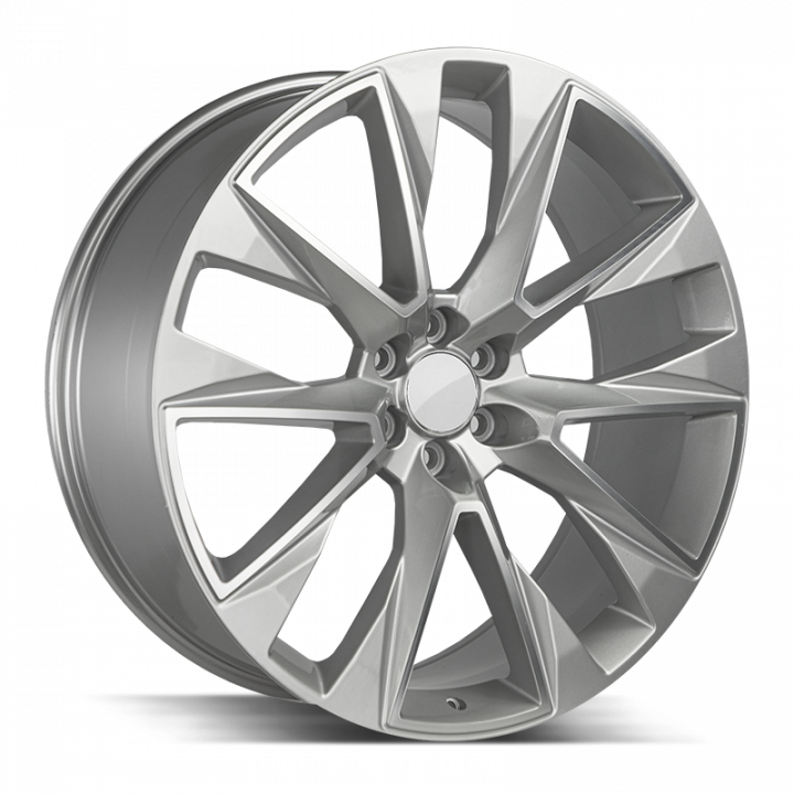 Strada OE Replica Silverado Silver Machined 24x10 6x139.7 +31