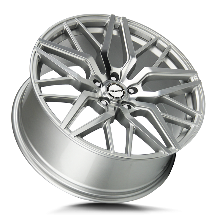 Shift Spring Silver Machined 22x9 5x114.3 +35