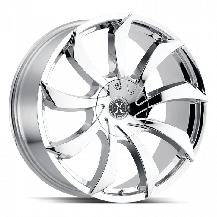 Xcess X01 Chrome 24x9.5 5x115/5x120 +15