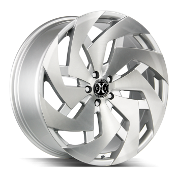 Xcess X04 Brushed Face Silver 22x9 5x115 +15