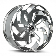 Xcess X04 Chrome 22x9 5x120 +25